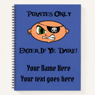 Carnet Pirates seulement - Entrez Si Vous Osez! - Caricat