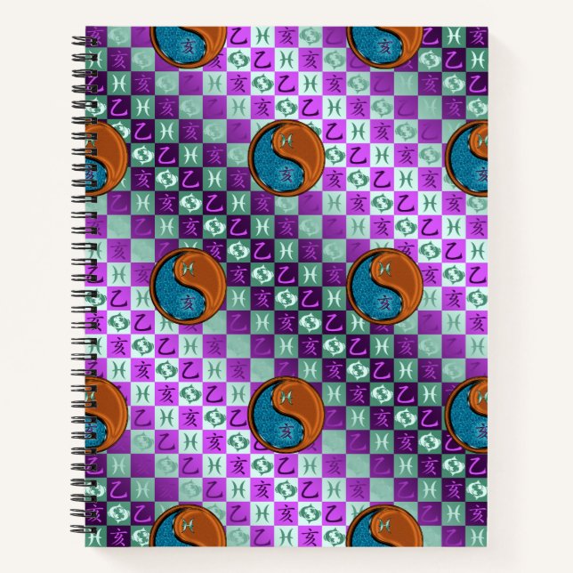 Carnet Pisces & Wood Boar (Devant)