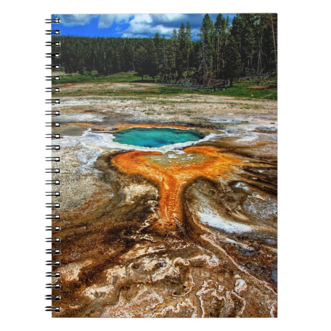 Carnet Piscine de courant ascendant de Yellowstone (Devant)