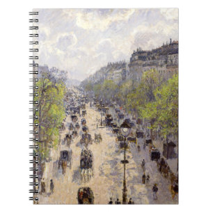 Carnet Pissarro - Boulevard Montmartre, Printemps
