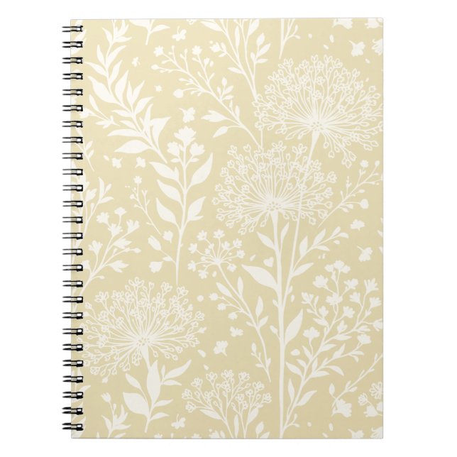 Carnet Pissenlit doux Neutre - Blé doré (Devant)