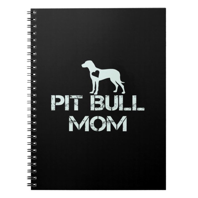Carnet Pitbull maman aime tellement les chiots (Devant)
