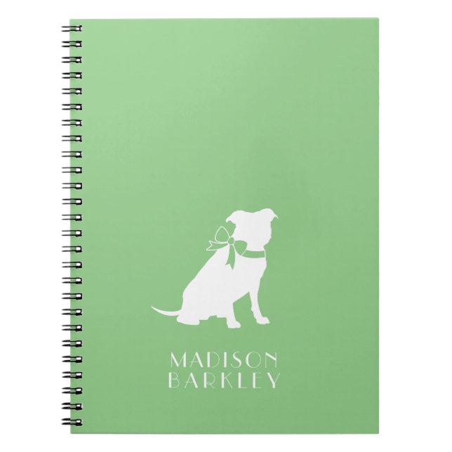 Carnet Pitbulle Pit Bull Chien Chien Chien Chien C (Devant)