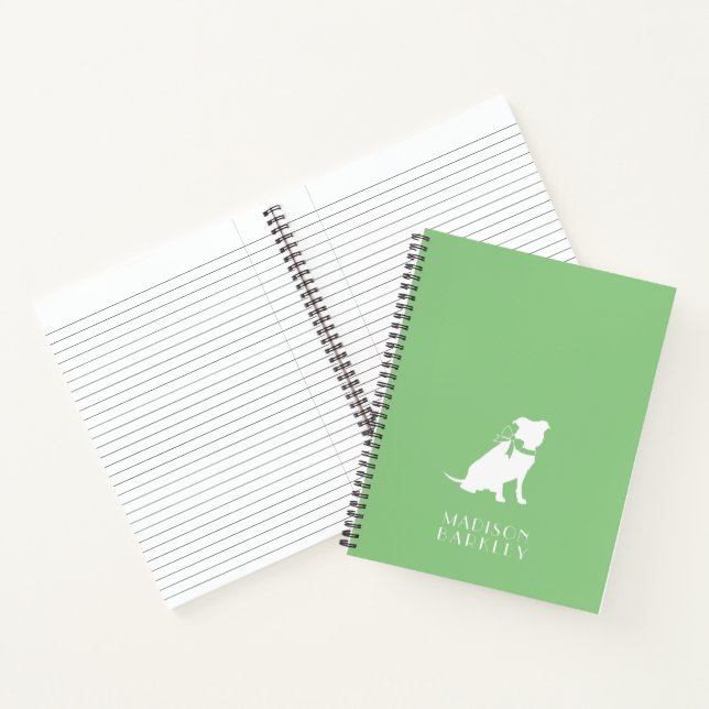 Carnet Pitbulle Pit Bull Chien Chien Chien Chien C (Intérieur)