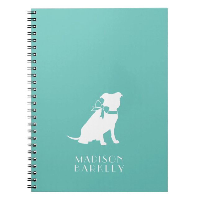 Carnet Pitbulle Pit Bull Chien Chien Chien Chien C (Devant)