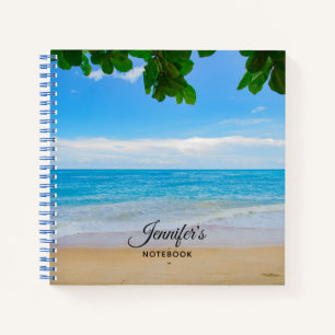 Carnet Pittoresque Tropical Beach Sable de soleil et Surf