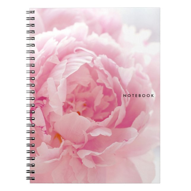 Carnet Pivoine rose (Devant)
