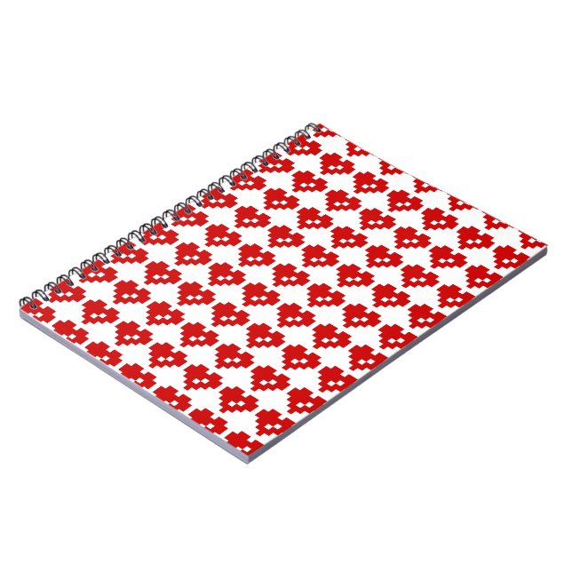 Carnet Pixel Heart 8 Bit Love (Côté gauche)