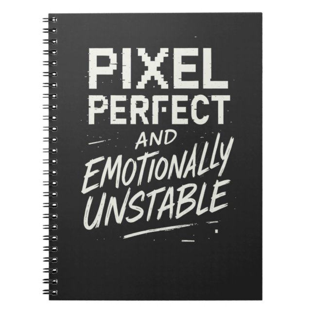 Carnet Pixel parfait (Devant)
