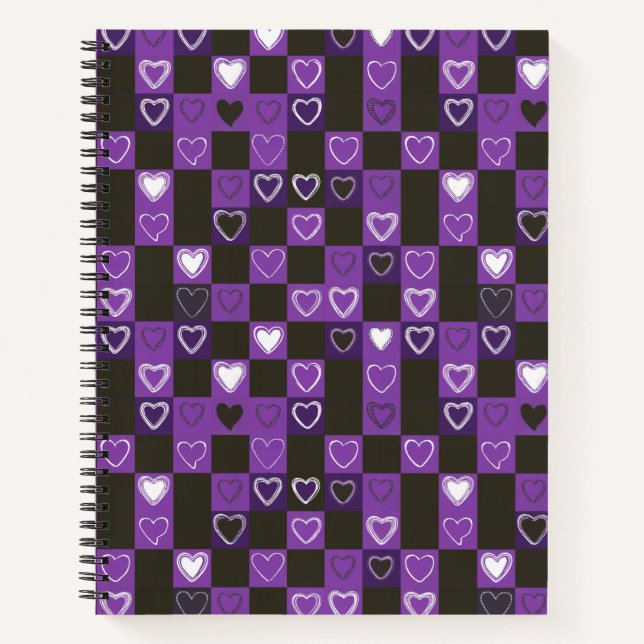 Carnet "Pixel Pulse : Love Checkmate" (Devant)