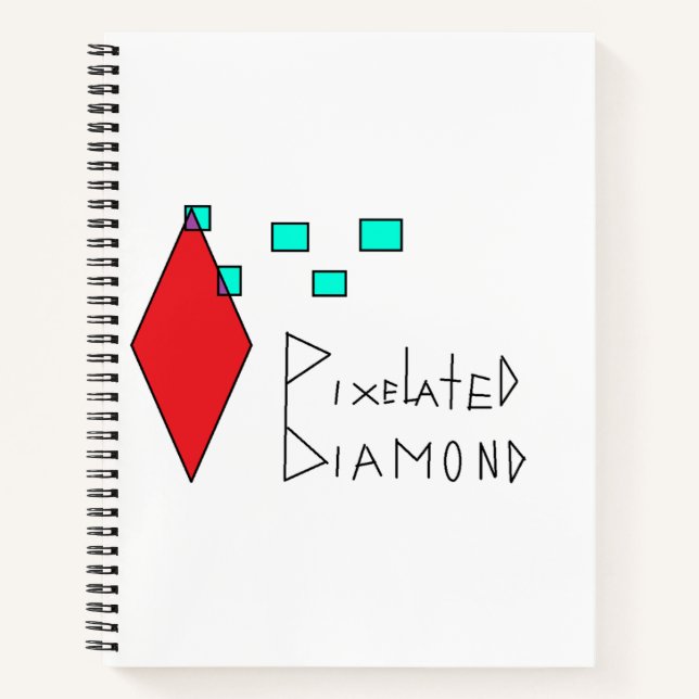 carnet pixélisé (Devant)