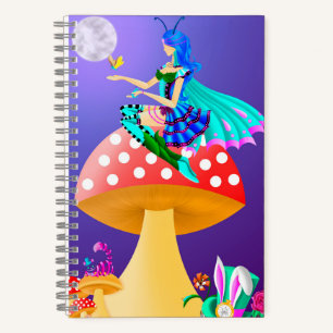Carnet Pixie sur Mushroom au pays des merveilles
