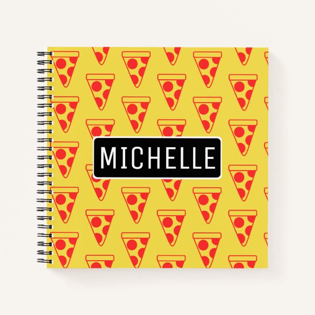 Carnet Pizza Slices Personnalisé (Devant)