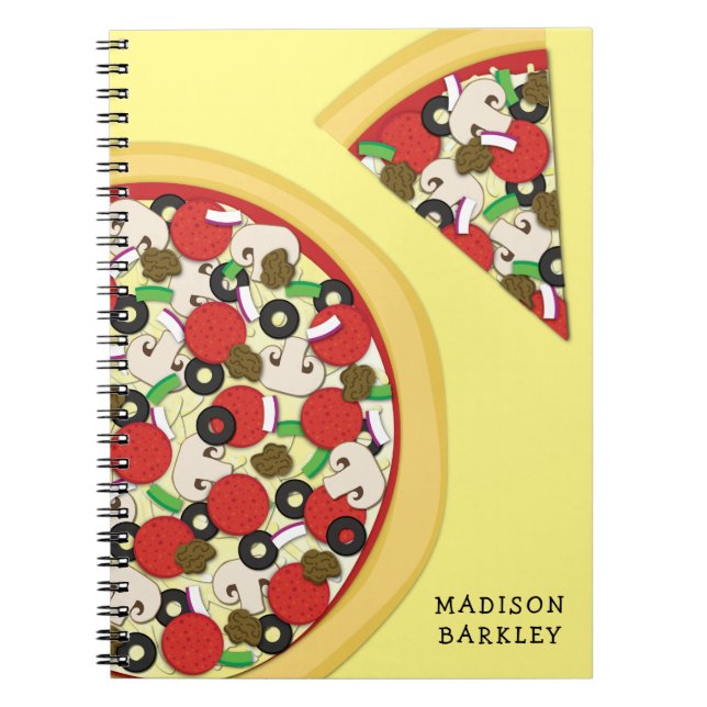 Carnet Pizza Supreme Combo Cuisine pour enfants (Devant)