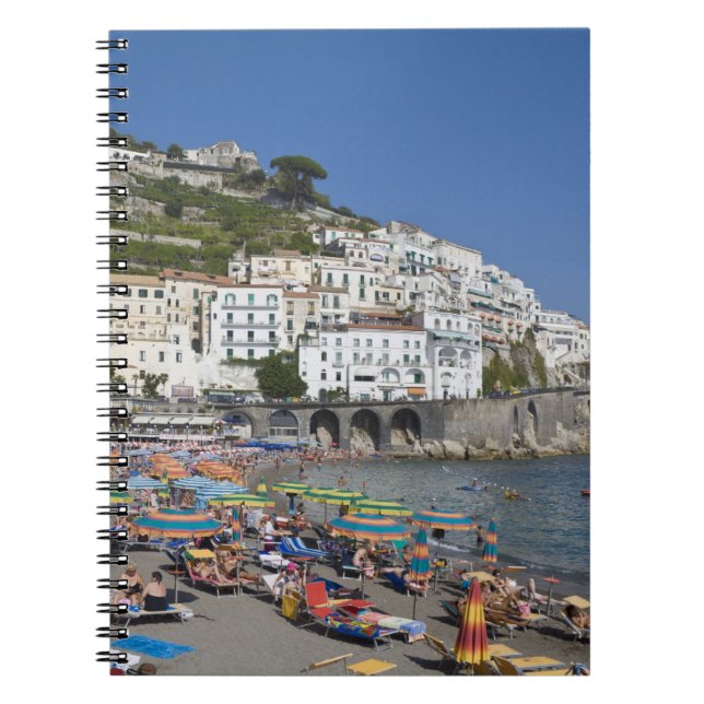 Carnet Plage à Amalfi, Campanie, Italie (Devant)