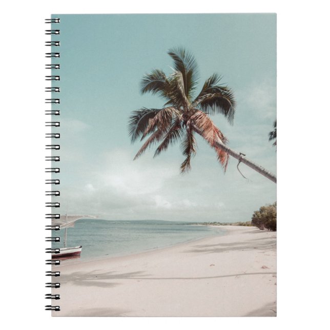 Carnet Plage à côté du cocotier (Devant)