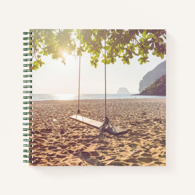 Carnet Plage au coucher du soleil (Devant)