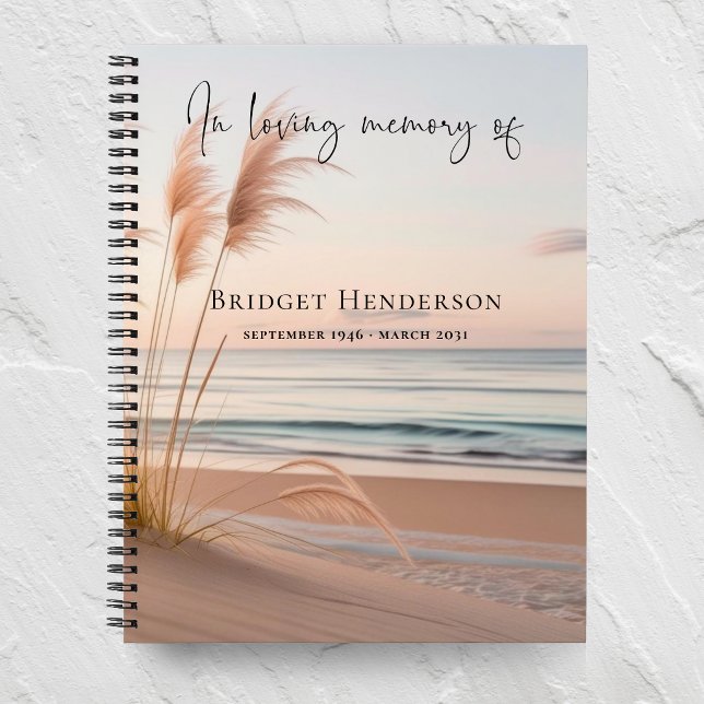 Carnet Plage de Sunset Beach En souvenir affectueux Mémor (Créateur téléchargé)