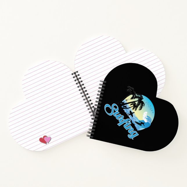 Carnet Plage de surf (Intérieur)