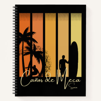 Carnet Plage de surf de Canos de Meca Espagne
