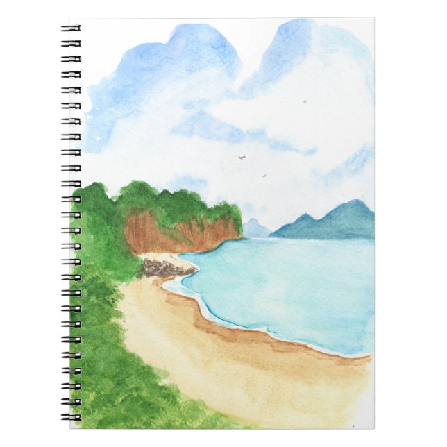 Carnet Plage du bord de mer  (Devant)