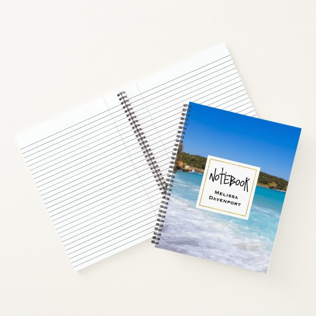 Carnet Plage exotique Île tropicale Paradis (Intérieur)