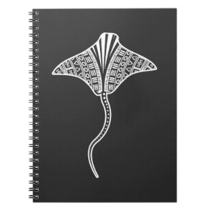 Carnet Plage tropicale de la mer Tribale de Stingray