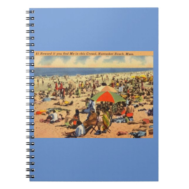 Carnet Plage vintage de Nantasket, Massachusetts (Devant)
