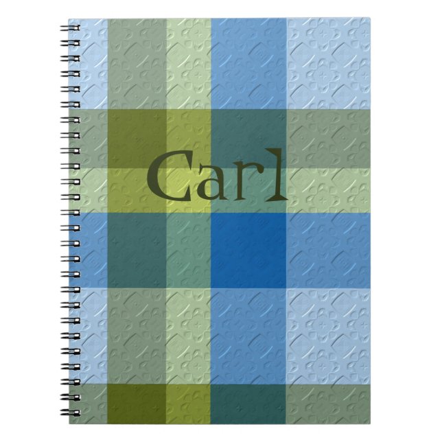 Carnet  Plaid décoratif (Devant)