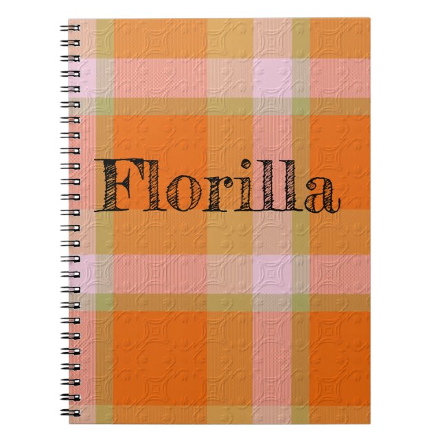 Carnet  Plaid décoratif (Devant)