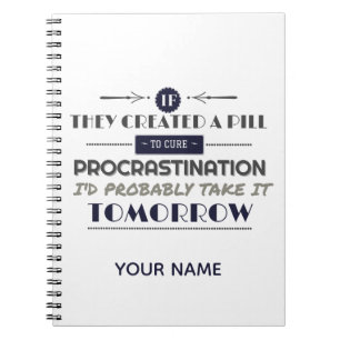Carnet Plaisanterie du Humour de Procrastination