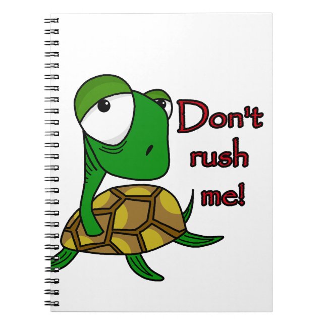 Carnet Plaisanterie tortue (Devant)