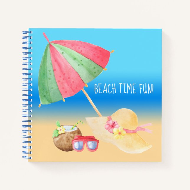 Carnet Plaisir au bord de la plage ! (Devant)