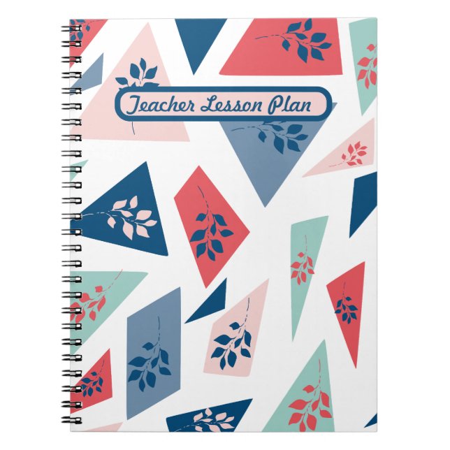 Carnet Plan de cours de l'enseignant : (Devant)