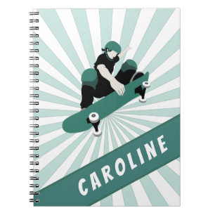 Carnet Planche à roulettes Filles Patinage Nom Sports Coo