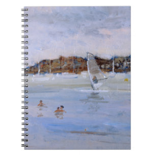 Carnet Planche à voile et baigneurs