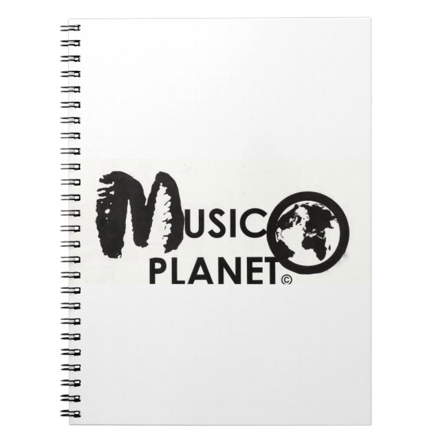 CARNET PLANÈTE DE MUSIQUE MARCHANDISES (Devant)