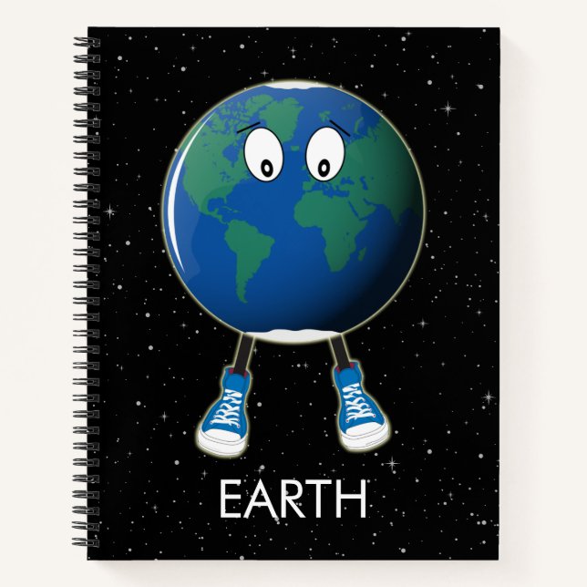 Carnet Planète Terre & Étoiles (Devant)