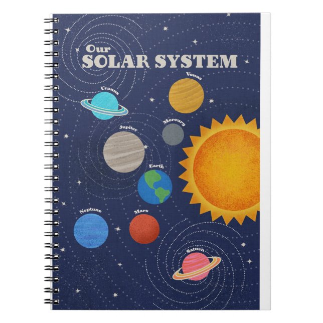 Carnet Planètes du système solaire (Devant)
