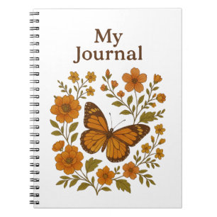 Carnet 🦋 Planificateur de fleurs de papillons 🌸