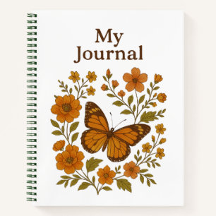 Carnet 🦋 Planificateur de fleurs de papillons 🌸