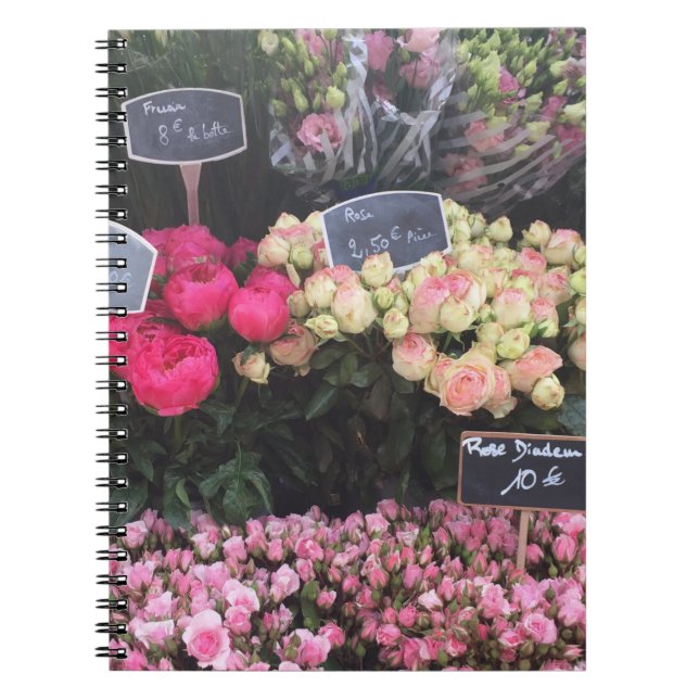 Carnet Planificateur de fleurs françaises (Devant)