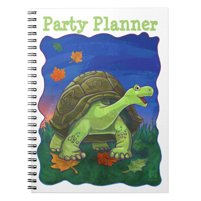 Carnet Planificateur de la fête de Tortoise (Devant)