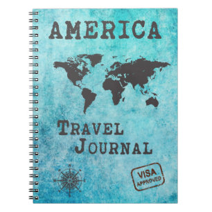 Carnet Planificateur de voyages de l'America Travel Journ