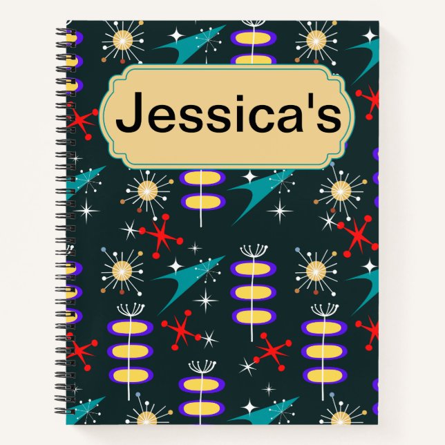 Carnet Planificateur les années 50 atomique (Devant)