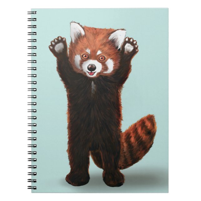 Carnet Planificateur Panda Rouge (Devant)
