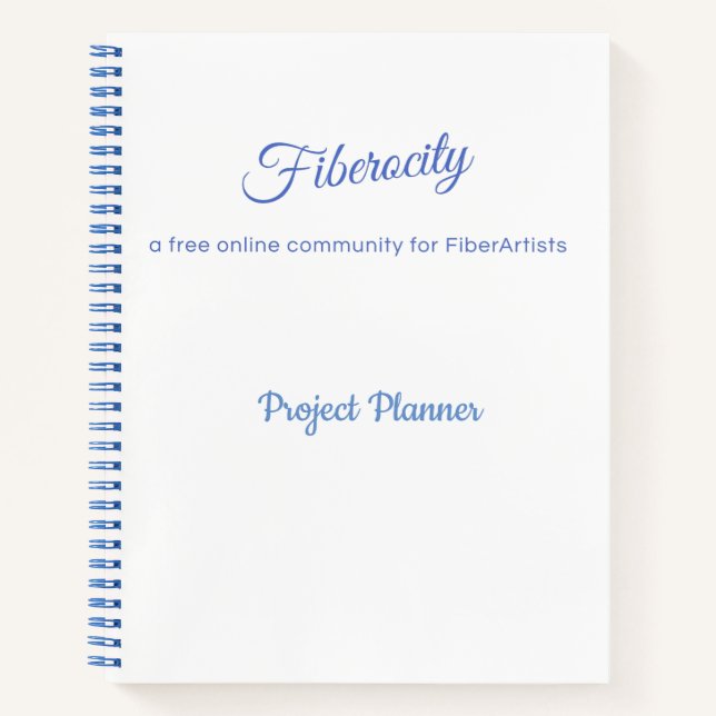 Carnet Planificateurs de projets Fiberocity (Devant)