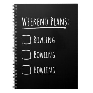 Carnet Plans de week-end Bowling