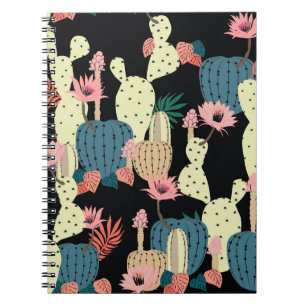 Carnet Plante de Cactus : Motif botanique Vintage