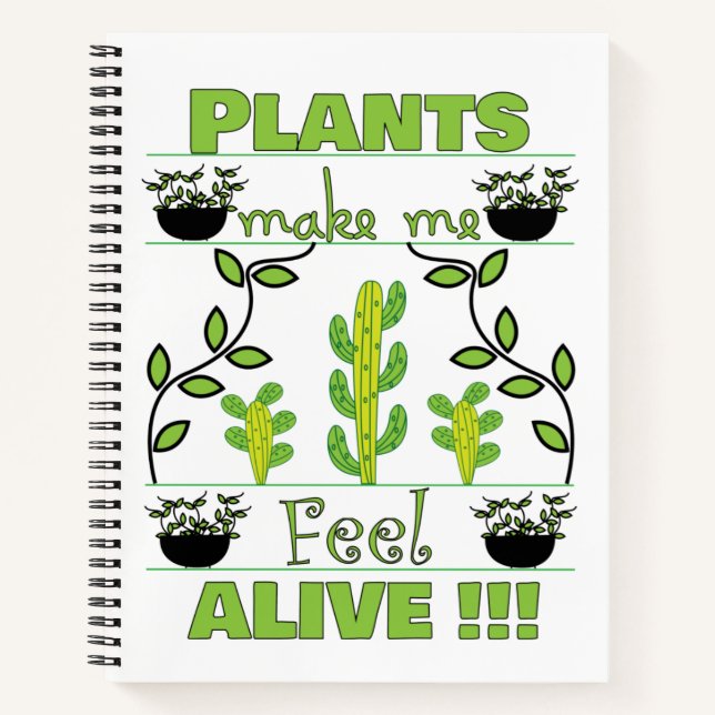 Carnet Plante Lover (Devant)